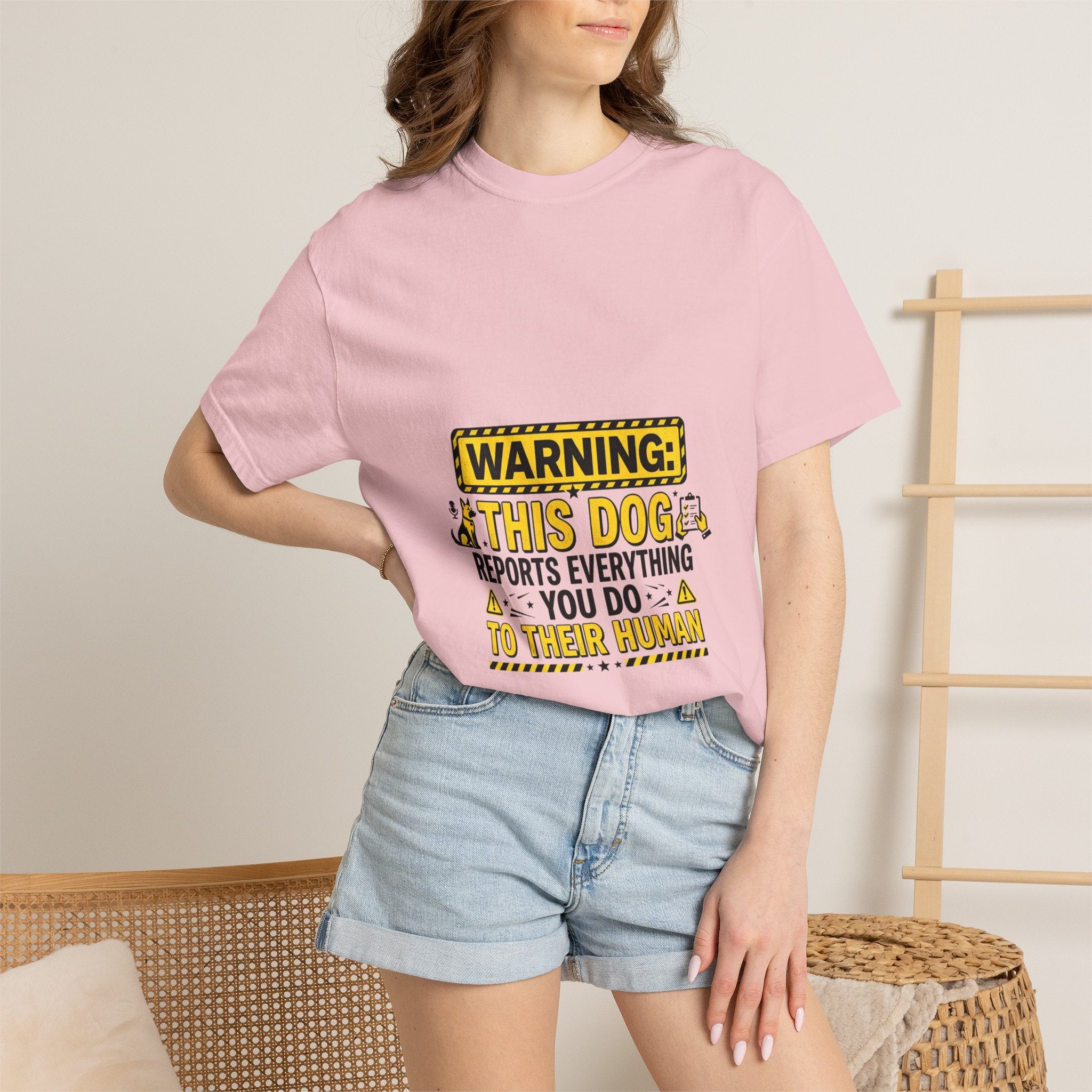 Warning: This Dog Reports Everything T-Shirt