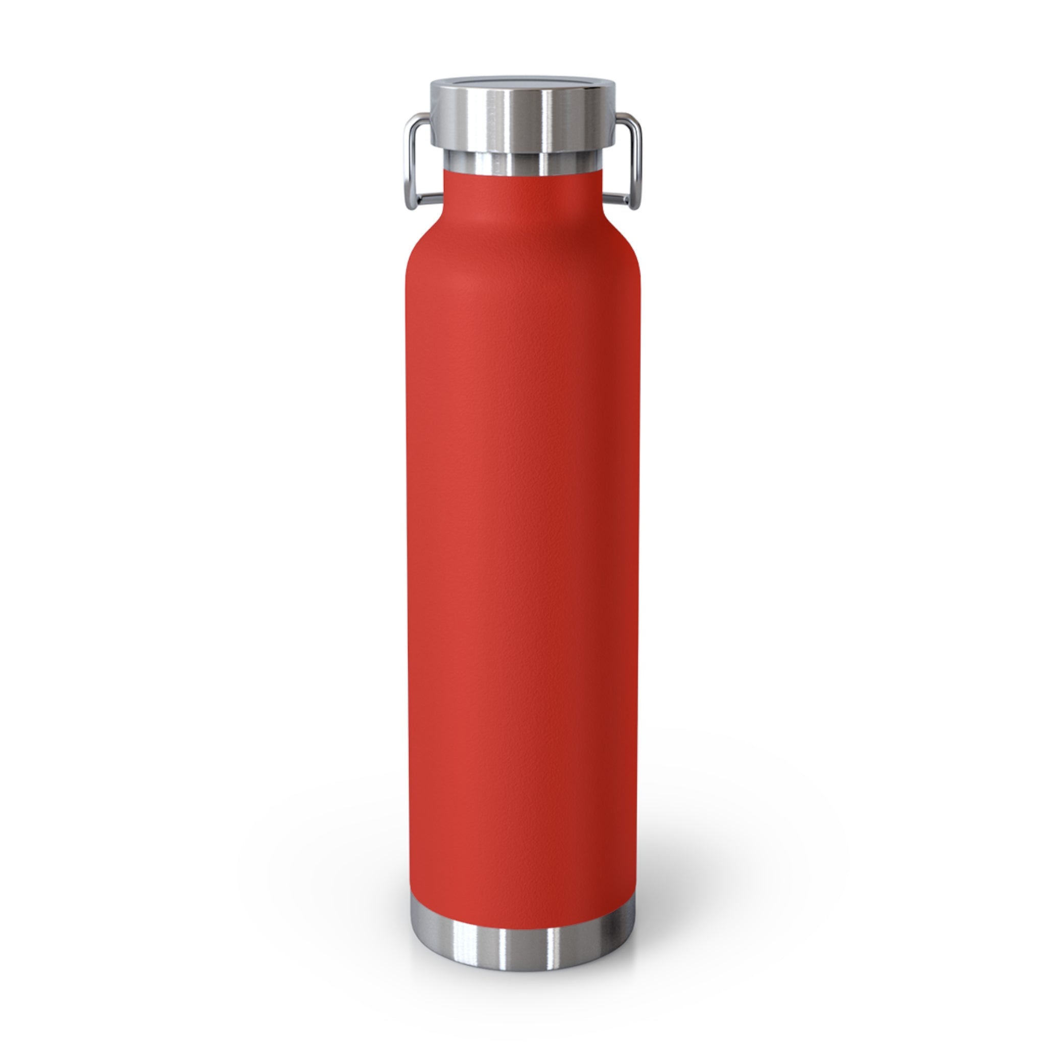 Red 22oz Insulated Bottle — Funny Cat Quote Water Thermos