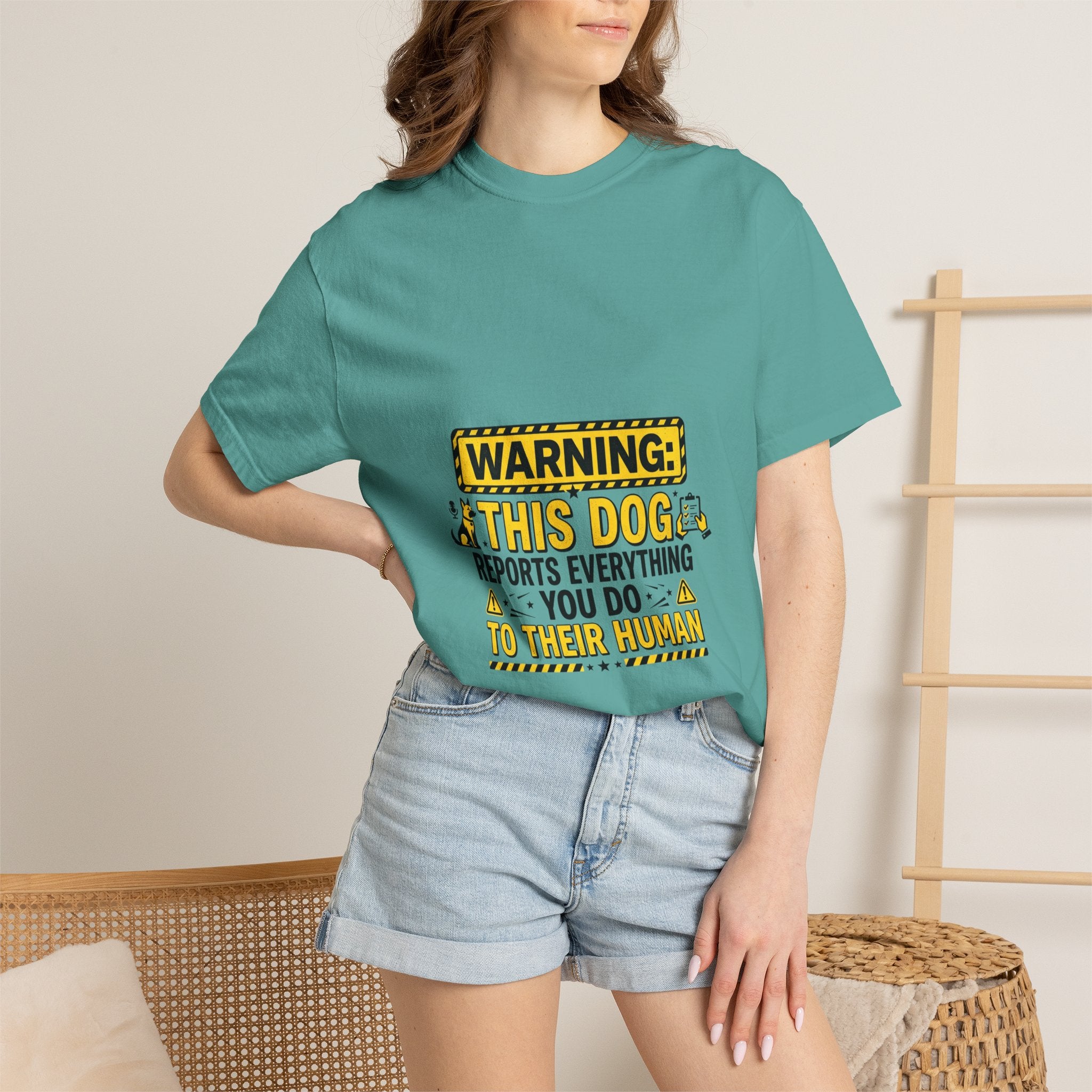 Warning: This Dog Reports Everything T-Shirt