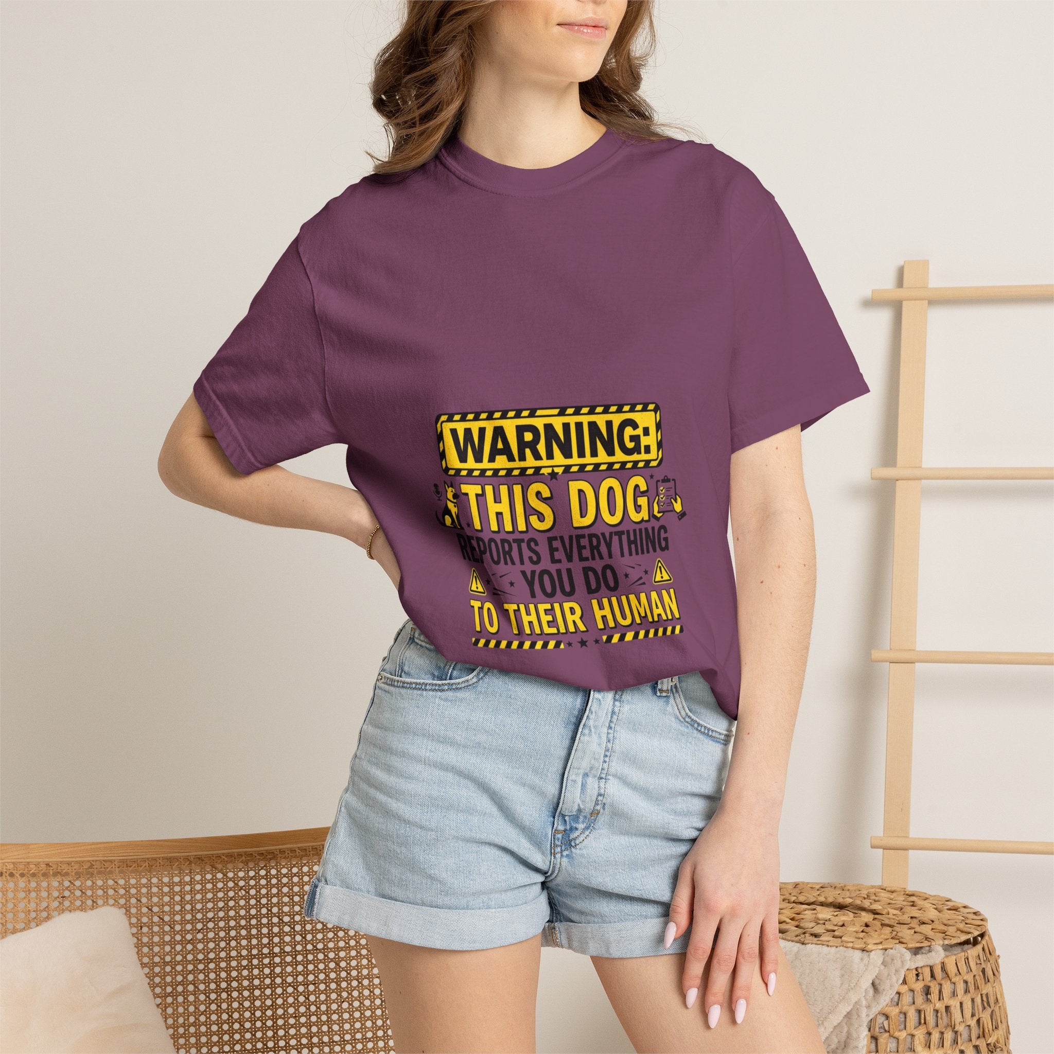 Warning: This Dog Reports Everything T-Shirt