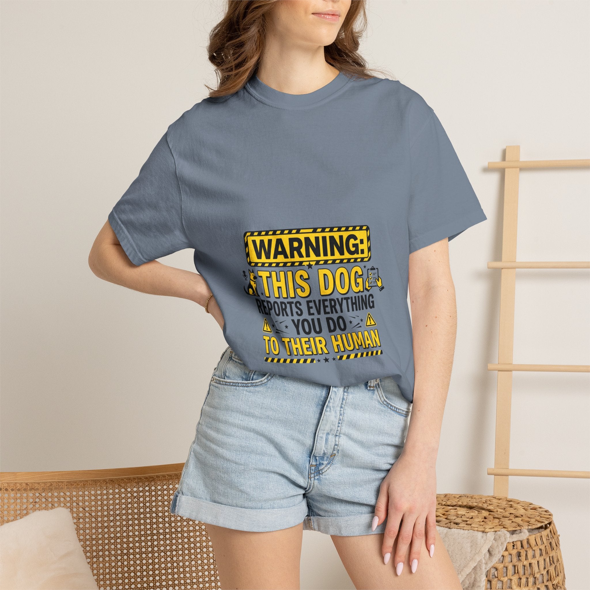 Warning: This Dog Reports Everything T-Shirt