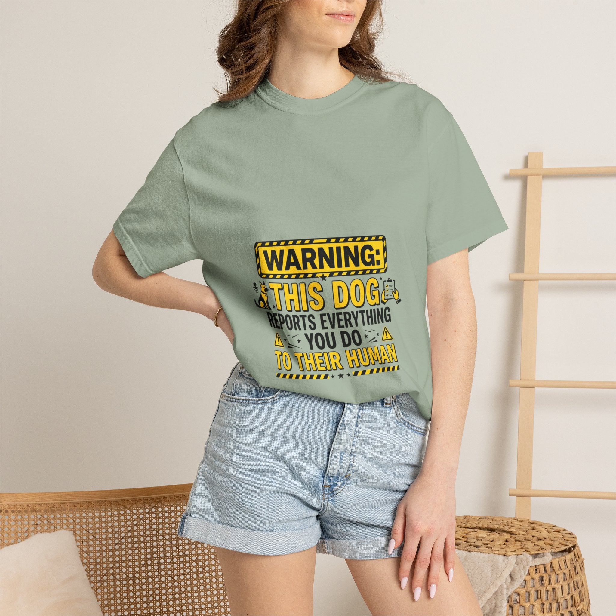 Warning: This Dog Reports Everything T-Shirt