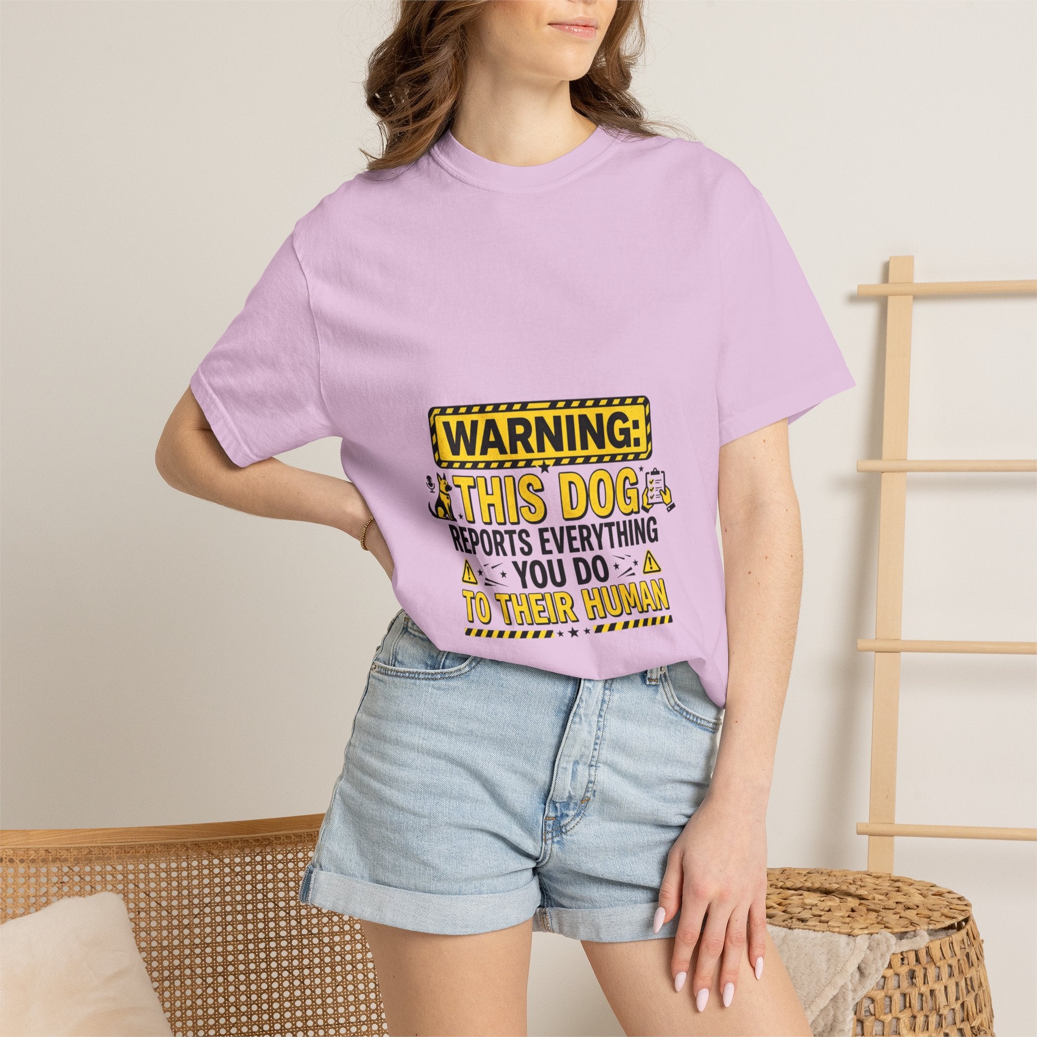 Warning: This Dog Reports Everything T-Shirt