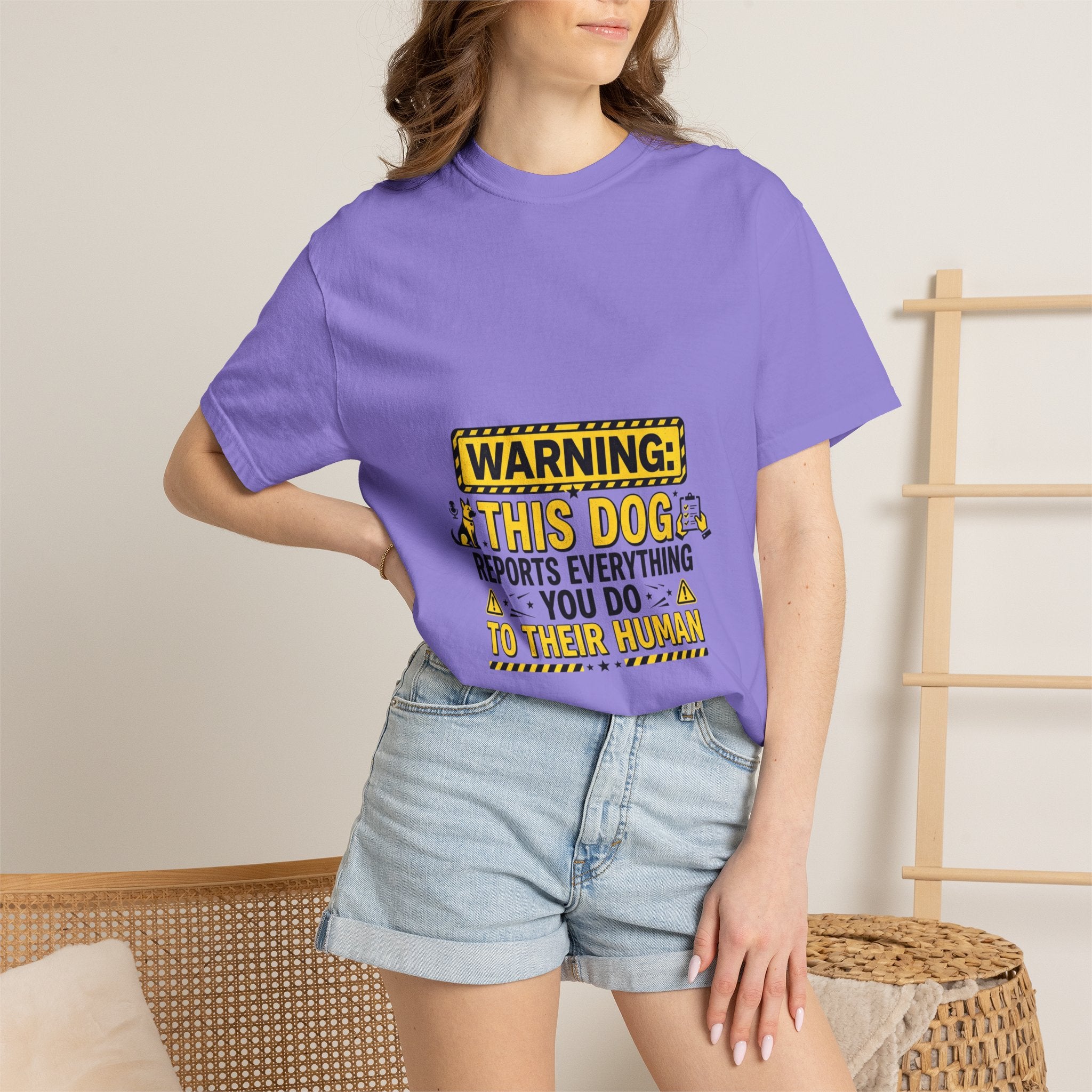Warning: This Dog Reports Everything T-Shirt
