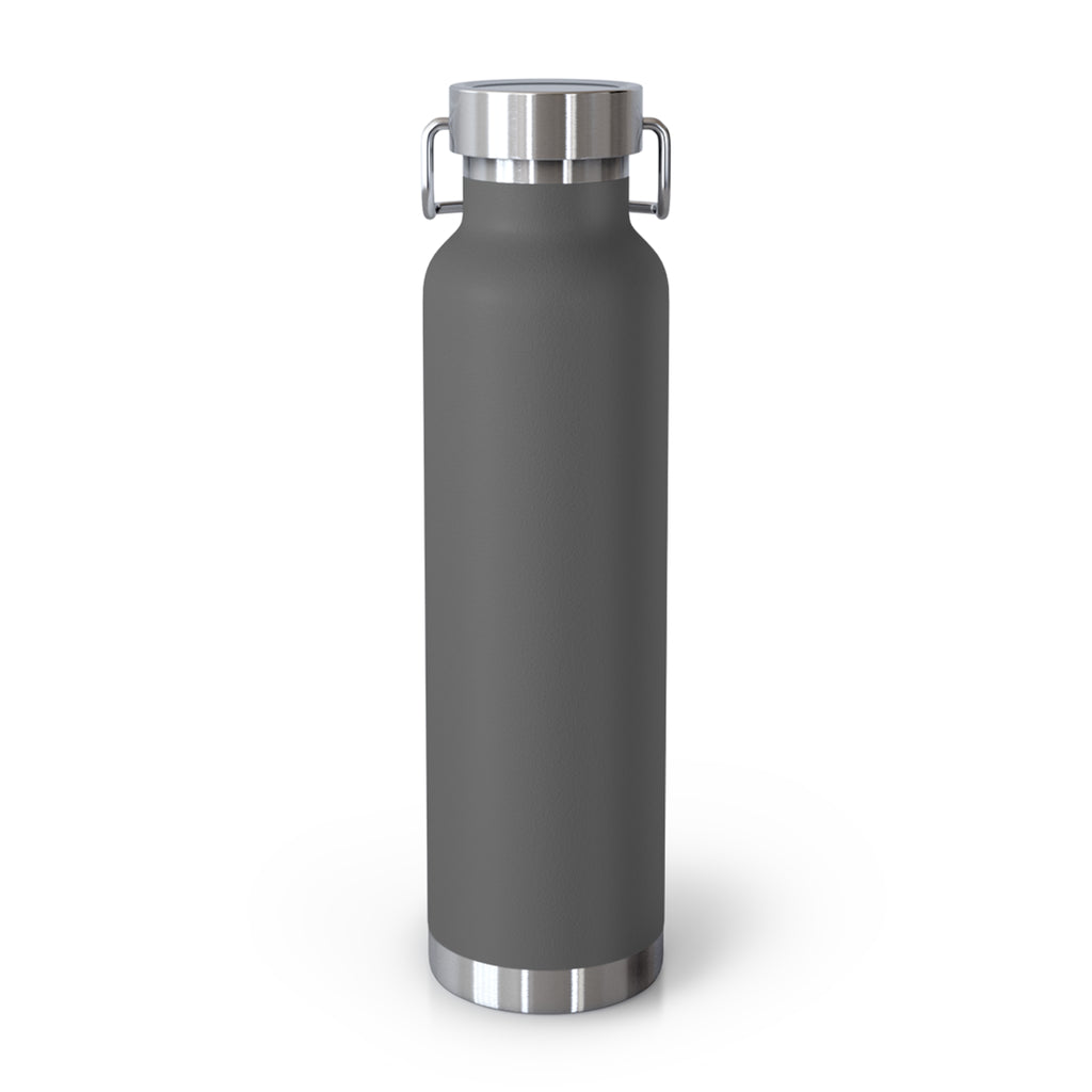 Red 22oz Insulated Bottle — Funny Cat Quote Water Thermos