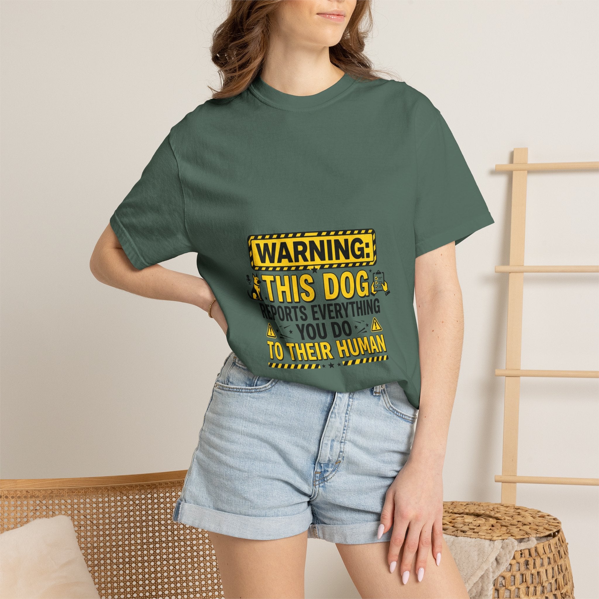 Warning: This Dog Reports Everything T-Shirt