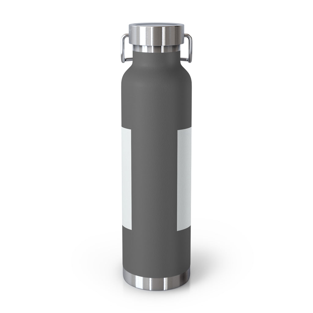 Insulated Water Bottle — "Warning: This Dog Reports Everything You Do to Their Human" (22oz)