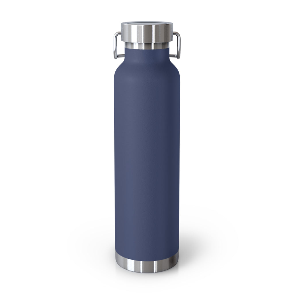 Red 22oz Insulated Bottle — Funny Cat Quote Water Thermos