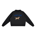 Essential Fleece Mock-Neck Crew Sweatshirt